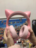 ROBERILLINE德國柏林之聲貓耳朵發(fā)光藍牙耳機M17頭戴式無(wú)線(xiàn)藍牙耳機電競女生游戲高顏值高音質(zhì)耳麥電腦專(zhuān)用 推薦 M17三模無(wú)線(xiàn)版【2.4G/藍牙/3.5mm有線(xiàn)連接】 曬單實(shí)拍圖