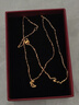 周大生18K黃金項鏈素鏈肖邦鏈鎖骨鏈生日禮物送女友約1.5g 曬單實(shí)拍圖