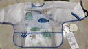 貝肽斯吃飯圍兜防水防臟兒童反穿罩衣春秋長(cháng)袖男女寶防污圍裙海洋+兔子M 曬單實(shí)拍圖