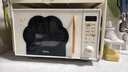 美的（Midea）小滋味微波爐微烤炸一體機萌寵貓爪外觀(guān)不銹鋼內膽23L家用大容量一級能效平板式熱風(fēng)空氣炸F23G5 曬單實(shí)拍圖