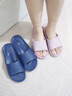 潔麗雅（Grace）買(mǎi)一送一足弓按摩拖鞋女2026新款室內家居情侶一對浴室防滑涼拖男 紫色+藏青【1.0抗菌升級款】 38-39 女+42-43男 曬單實(shí)拍圖