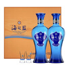 洋河【官方授權店】 海之藍 濃香型白酒 52度 480mL 2瓶 禮盒裝 送禮 曬單實(shí)拍圖