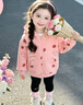 G.duck小黃鴨童裝女童春秋款外套兒童韓版洋氣風(fēng)衣女寶寶百搭休閑衣服 粉色 80 cm 曬單實(shí)拍圖