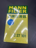 曼牌濾清器（MANNFILTER）空氣濾清器空氣濾芯C27063/C27101奕澤亞洲龍凱美瑞卡羅拉雷凌CHR 曬單實(shí)拍圖