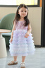 G.duck小黃鴨公主裙女童連衣裙春秋裝兒童tutu裙子夏季女孩背心裙紗裙 紫色 90 90碼建議80-90cm1歲半-2歲 曬單實(shí)拍圖