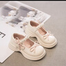 女童公主鞋兒童小皮鞋秋冬新款春夏女寶寶樂(lè )福鞋子軟底瑪麗珍單鞋 【米色】 33 碼內長(cháng)20.6cm 曬單實(shí)拍圖