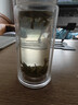富光雙層玻璃杯 泡茶杯茶水分離杯子 高硼硅玻璃水杯商務(wù)男女士290ML 曬單實(shí)拍圖