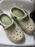 QYCKABY醫用手術(shù)室拖鞋女款防滑防臭夏季外穿2026新款沙灘包頭厚底洞洞鞋 白咖【手術(shù)室拖鞋】 38 -39標準碼 曬單實(shí)拍圖