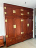 周氏大古樹(shù)紅木家具緬甸花梨（學(xué)名：大果紫檀）頂箱柜獨板素面中式四門(mén)衣柜臥室儲物柜 預付款，結清尾款發(fā)貨 曬單實(shí)拍圖