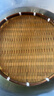 竹編制品圓形簸箕手工竹籃家用農家晾曬托盤(pán)水果盤(pán)竹盤(pán)橢圓饅頭筐 竹盤(pán)30*3cm 曬單實(shí)拍圖