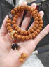 戚小米精品樹(shù)王爆肉小金剛菩提子手串男士盤(pán)玩雙圈手持佛珠文玩核桃手鏈 樹(shù)王雙圈手持【歲歲平安】 曬單實(shí)拍圖