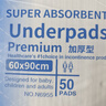 NORTHSHORE成人護理墊老人用一次性隔尿墊 嬰兒產(chǎn)婦產(chǎn)褥墊 L大號50片60x90cm 曬單實(shí)拍圖