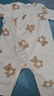 貝瑞加（Babyprints）寶寶連體衣2件裝純棉嬰兒衣服柔軟滿(mǎn)月服長(cháng)袖哈衣家居爬服 黃熊66 曬單實(shí)拍圖