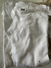 優(yōu)衣庫男裝女裝AIRism棉混紡圓領(lǐng)T恤/長(cháng)袖485562 485562/00白色 M 曬單實(shí)拍圖