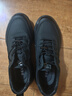 百麗男鞋厚底健步鞋秋季增高5cm休閑鞋運動(dòng)鞋A2152 碳墨黑 40 曬單實(shí)拍圖