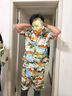 夏季男速干短袖花襯衫套裝夏威夷沙灘服寬松休閑兩件套外穿五分褲 T3633圖色套裝 【工廠(chǎng)清倉特價(jià)款】 L 曬單實(shí)拍圖
