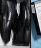 海瀾之家HLA春季皮鞋男款頭層牛皮鞋子男正裝商務(wù)休閑鞋男 T010黑色40 曬單實(shí)拍圖