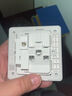 西門(mén)子（SIEMENS）開(kāi)關(guān)插座 10A五孔帶單控插座 暗裝面板 致典雅白色5UB14243NC012P 曬單實(shí)拍圖