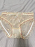 都市麗人內褲女蕾絲【超薄透氣】夏薄款純棉10A抗菌檔性感透氣網(wǎng)紗三角褲 曬單實(shí)拍圖