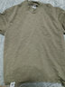 大嘴猴（paul frank）短袖t恤男夏季寬松透氣短袖男士竹節棉體恤上衣男裝 卡其色 2XL 曬單實(shí)拍圖