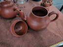 藏壺天下宜興紫砂壺純手工功夫茶具原礦大紅袍家用泡茶壺思亭壺 思亭 190ml 曬單實(shí)拍圖