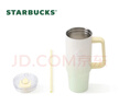 星巴克（Starbucks）春日晴空系列不銹鋼吸管杯900ml冰霸杯咖啡杯水杯男女女神節禮物 曬單實(shí)拍圖