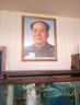 湘簡(jiǎn)主席畫(huà)像墻畫(huà)72版偉人像有框毛爺爺像墻掛畫(huà)客廳中堂壁粘畫(huà)裝飾畫(huà) 實(shí)木金框 約：寬80*高100厘米 曬單實(shí)拍圖