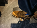 海瀾之家HLA情侶靴大黃靴男舒適厚底馬丁靴子男款 T249土黃色42 曬單實(shí)拍圖