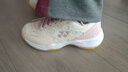 尤尼克斯（YONEX）羽毛球鞋yy入門(mén)級訓練減震動(dòng)力墊女SHB101CR米粉37 曬單實(shí)拍圖