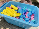 塑料積木桌拼圖拼裝拼插顆粒號寶寶智力開(kāi)發(fā)動(dòng)腦 新增型加厚400顆色+火車(chē)頭51的人選擇b 曬單實(shí)拍圖