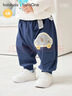 巴拉巴拉【balaOne】巴拉巴拉寶寶褲子男女童長(cháng)褲2026款春裝運動(dòng)褲屁屁褲 藍色調00388 90 曬單實(shí)拍圖