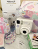 富士（FUJIFILM） instax mini se 一次成像 立拍立得相機 使用3英寸相紙 白色相紙組合套裝二【含標配+20張相紙+周邊配件】 官方標配【可代寫(xiě)賀卡】 曬單實(shí)拍圖