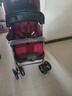 豪威 嬰兒推車(chē)可坐可躺雙向便攜嬰兒車(chē)0-3歲輕便BB手推車(chē)（全車(chē)可水洗） 酒紅色+至尊款+可坐躺雙向+音樂(lè )餐盤(pán)（全車(chē)可水洗） 曬單實(shí)拍圖