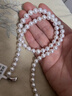 南珠宮敬愛(ài)淡水珍珠項鏈女款珍珠項鏈多規格大顆粒送媽媽送禮 8.5-9.5mm 含扣長(cháng)44cm 曬單實(shí)拍圖