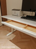 智芯黑胡桃實(shí)木電動(dòng)升降桌辦公定制電腦桌書(shū)桌雙電機學(xué)習桌工作臺X2X3 RX5-白色 德國博世電機【橡膠木】+抽屜+排插 桌面板：1.6m*0.7m 曬單實(shí)拍圖