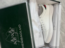 赫尼保羅（HENIBAOLUO）品牌板鞋男真皮牛皮一腳蹬運動(dòng)休閑鞋男免系帶小白鞋軟底透氣男鞋 白色 80ZP 41 (255mm) 皮鞋碼 曬單實(shí)拍圖