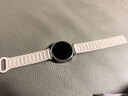 碼仕適用華為手表表帶Watch5/4/3/GT6/5/gt4/3/2/Pro/榮耀Magic2磁吸硅膠工字形奶茶配白18mm 曬單實(shí)拍圖