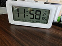 得力（deli）兒童節充電電子鬧鐘背光家用學(xué)生兒童溫濕度計床頭鐘開(kāi)學(xué)升學(xué)必備白 LE103A開(kāi)學(xué)必備新年禮物 曬單實(shí)拍圖