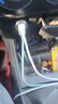 紐曼（Newsmy）車(chē)載充電器Max120W適用VIVO/OPPO超級快充閃充汽車(chē)轉換器鋁合金雙usbA快充頭一拖二點(diǎn)煙器 單車(chē)充 曬單實(shí)拍圖