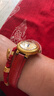 中國珠寶黃金手鏈女瑰寶招米紅繩碎碎金足手鏈送女友老婆情人節生日禮物 黃金手鏈金重約1.95克 曬單實(shí)拍圖