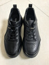 百麗沙溢同款百麗厚底增高休閑網(wǎng)面運動(dòng)健步皮鞋男透氣9AE01AM6預售 黑色 43 (265mm) 曬單實(shí)拍圖