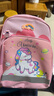AiXinEr兒童幼兒園書(shū)包女小中大班卡通動(dòng)漫3-6歲學(xué)生男女孩減負護脊背包 粉色小馬圖案 曬單實(shí)拍圖