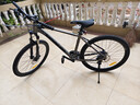 沃雷頓（VORLAD）紅日500山地自行車(chē)油壓碟剎24速培林花鼓學(xué)生成人通勤代步車(chē) 灰黑色26*17（身高165-180cm） 曬單實(shí)拍圖
