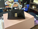 CHARLES&KEITH26夏季新品簡(jiǎn)約迷你手提小方包斜挎包CK6-40770761 Black黑色 XXS 曬單實(shí)拍圖