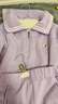 迪士尼女童秋冬套裝女孩運動(dòng)兩件套加絨衣服外套TD4DT002-1香芋紫130 曬單實(shí)拍圖