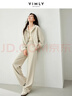 梵希蔓氣質(zhì)通勤時(shí)尚套裝女2026年春季新款休閑套裝 杏色   XL 曬單實(shí)拍圖