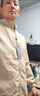 大碼男士夾克春夏季薄款休閑運動(dòng)外套防風(fēng)衣戶(hù)外沖鋒衣男防水外套 【工廠(chǎng)直銷(xiāo)特價(jià)清倉】卡其色 3XL 建議體重145-155斤可穿 曬單實(shí)拍圖