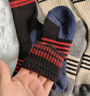 七色紡2雙美利奴羊毛襪子秋冬季男棉襪抗菌防臭加絨加厚中長(cháng)筒雪地襪 曬單實(shí)拍圖
