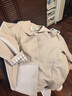 fano studios范洛Fano 奶油蜜桃粉袖里撞格短風(fēng)衣外套女設計感2026春季新款 蜜桃粉第二批 S 曬單實(shí)拍圖