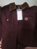 馬登工裝美式復古改制版底特律夾克男秋薄款帆布翻領(lǐng)獵裝上衣男士外套 酒紅色 L 曬單實(shí)拍圖